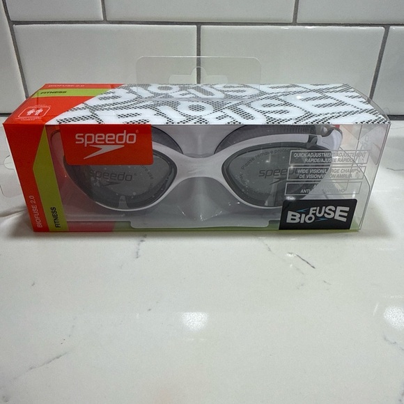 Speedo Other - Speedo Biofuse Adult Black and White Goggles
